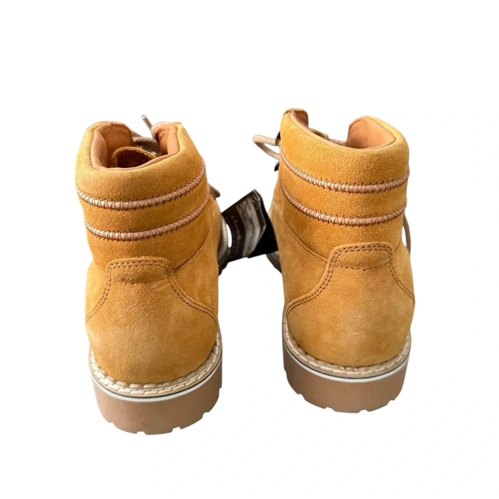 La Montelliana 1965 Alce Suede Hiking Boots Italy Lug Sole Size 40 US 10 NWT